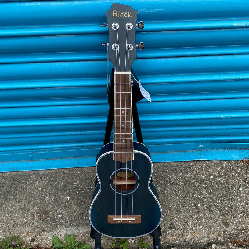 Adam Black SB120 Soprano Ukulele - See Through Blue