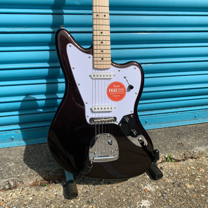 Squier Affinity Series Jaguar Electric Guitar in Mystic Metallic Brown
