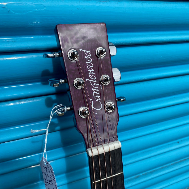 Tanglewood Azure TA4CE-PU Super-Folk Electro-Acoustic Guitar Purple