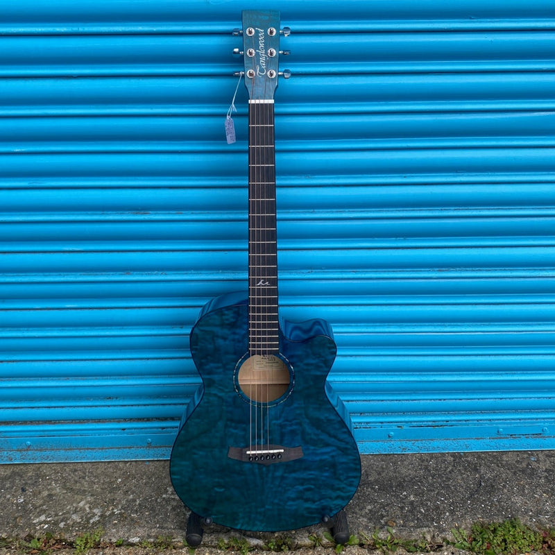 Tanglewood Azure TA4CE-BL Super-Folk Electro-Acoustic Guitar Blue