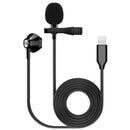 Kinsman Clip-on Lavalier Microphone with earpiece (lightning connector)