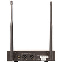 KAM UHF Fixed Twin Channel Wireless Microphone System