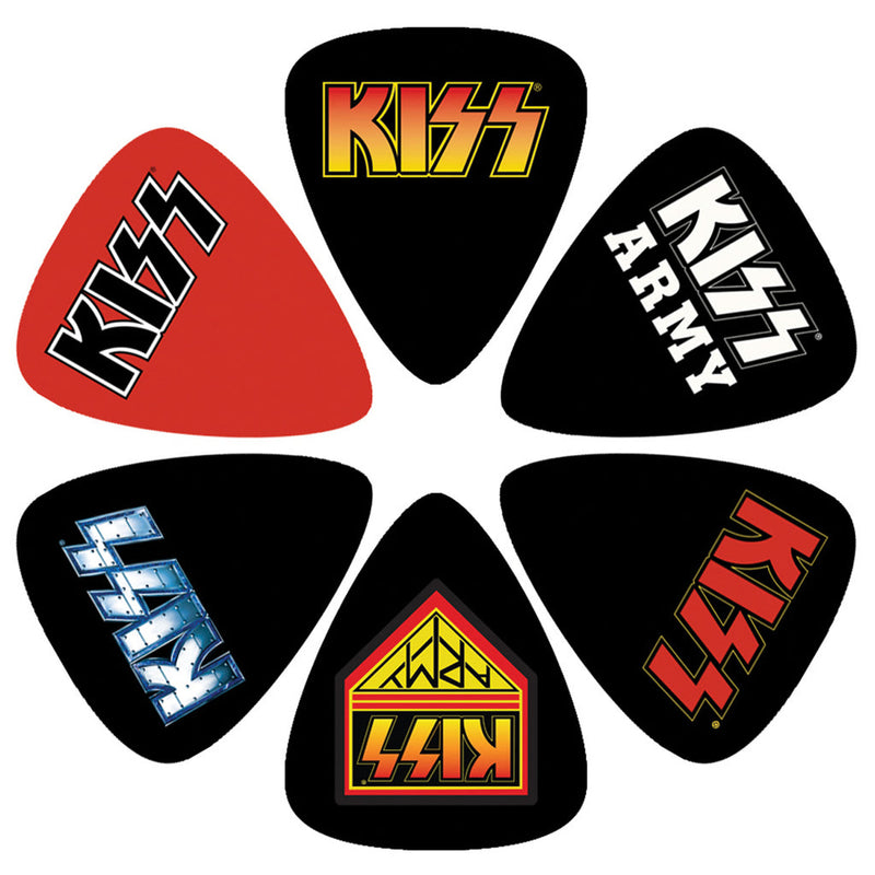 Kiss 6 pack of Guitar pics