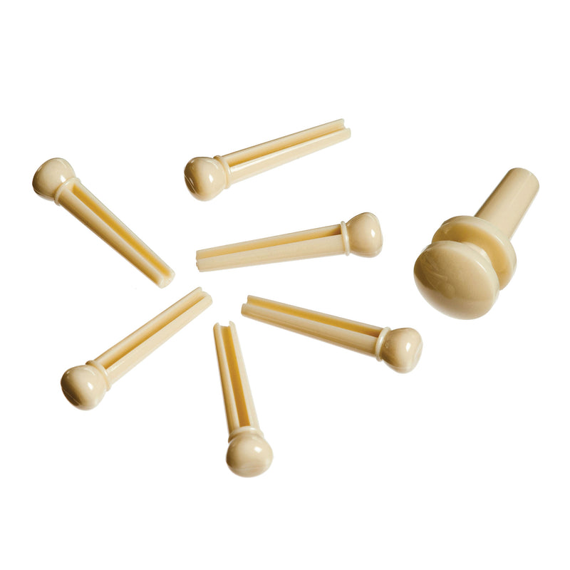 D'addario Plastic Bridge and End Pin Set