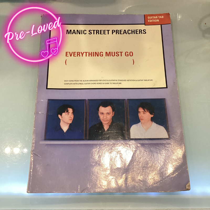 (Pre-Loved) Manic Street Preachers Everything Must Go Guitar Tab