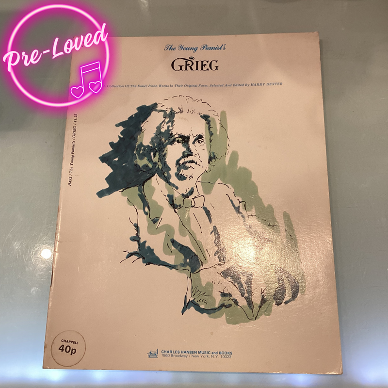 (Pre-Loved) The Young Pianist's Grieg - A Collection of the Easier Oiano Works in their Original Form - Harry Dexter