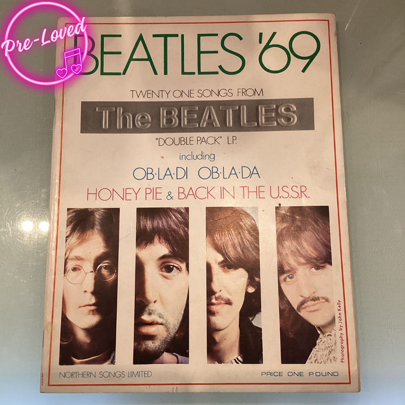 Beatles 69' Twenty One Songs from The Beatles Double Pack LP - Piano Vocal Guitar