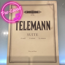 (Pre-Loved) Telemann – Suite in A minor (Flute & Piano) - Hinrichsen Edition