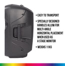 KAM 12" Active Speaker with Speaker Stand - RZ12A