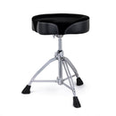 Mapex T865 Drum Throne - Black Cloth Saddle Top and Spindle Base