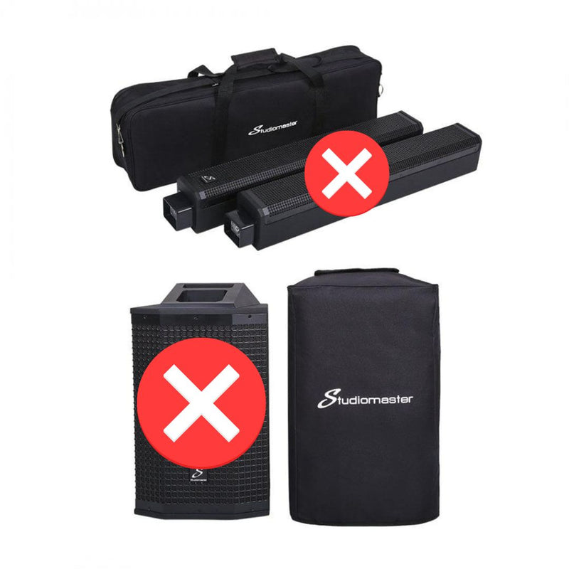 Protective Cases for Studiomaster DirectMX101 Compact Vertical PA System