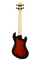Kala UBass Solid Body Ukuele Electric Bass - Sunburst (Left-Handed) Inc. Padded Gig Bag