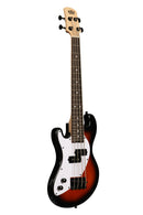 Kala UBass Solid Body Ukuele Electric Bass - Sunburst (Left-Handed) Inc. Padded Gig Bag