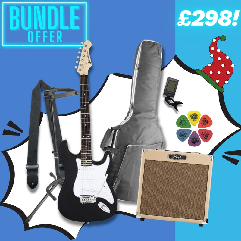 Aria STG-003 Beginner Electric Guitar Upgrade Package