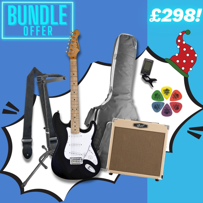 Aria STG-003 Beginner Electric Guitar Upgrade Package