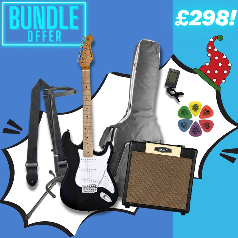 Aria STG-003 Beginner Electric Guitar Upgrade Package