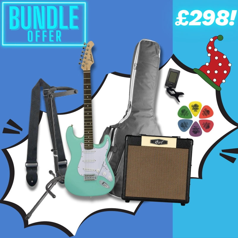 Aria STG-003 Beginner Electric Guitar Upgrade Package