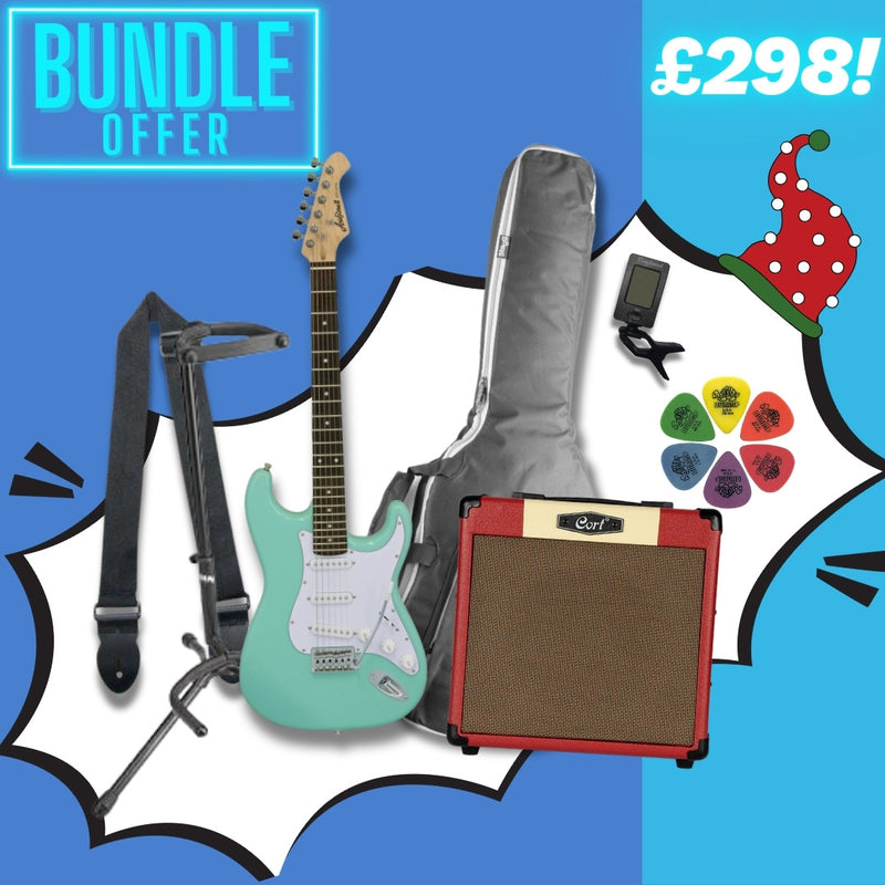 Aria STG-003 Beginner Electric Guitar Upgrade Package