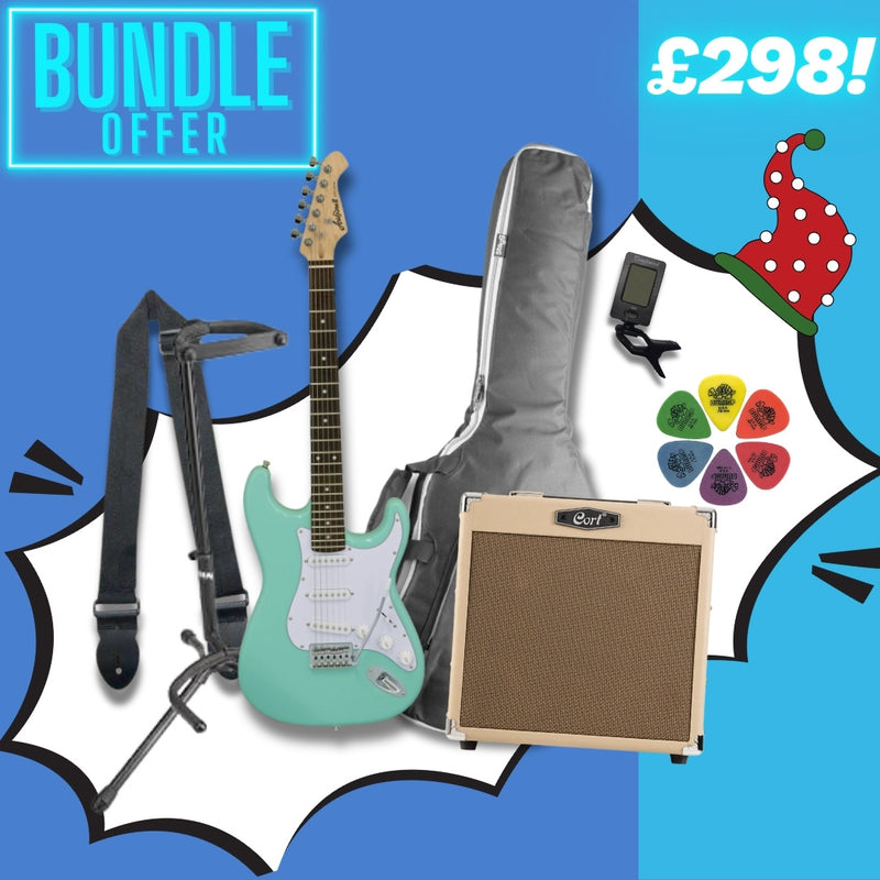 Aria STG-003 Beginner Electric Guitar Upgrade Package