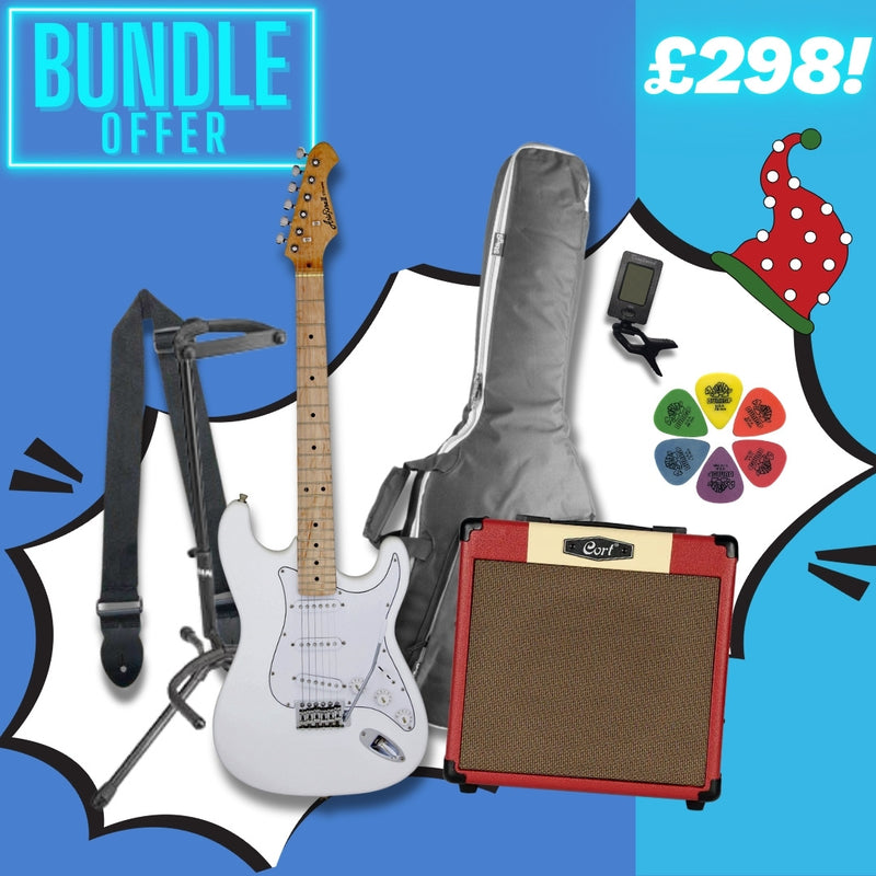 Aria STG-003 Beginner Electric Guitar Upgrade Package