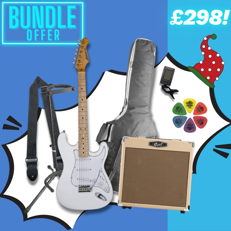 Aria STG-003 Beginner Electric Guitar Upgrade Package