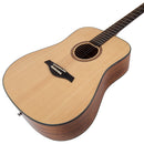 Vintage Performer Series All Solid Acoustic Dreadnaught Guitar ~ Natural Gloss - V1350N