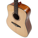 Vintage Performer Series All Solid Acoustic Dreadnaught Guitar ~ Natural Gloss - V1350N