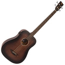 B-Stock Vintage Statesboro Electric Acoustic Bass Guitar - Whiskey Sour