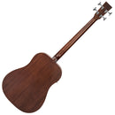 B-Stock Vintage Statesboro Electric Acoustic Bass Guitar - Whiskey Sour