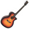 Vintage Stage Series Grand Auditorium Electro Acoustic Guitar with Cutaway in Sunburst