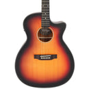 Vintage Stage Series Grand Auditorium Electro Acoustic Guitar with Cutaway in Sunburst