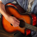 Washburn WCG10CE Electro Acoustic Guitar with a Cutaway in Dessert Sunset