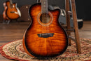Washburn Comfort WCG12FCE Electro Acoustic Guitar with Cutaway in Cognac Sunburst