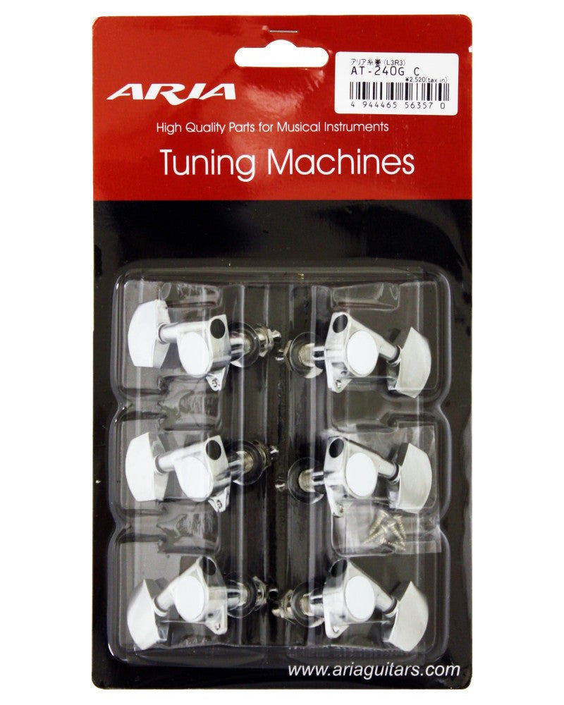 Aria Electric Guitar Machine Head Set AT-230G (L3R3)