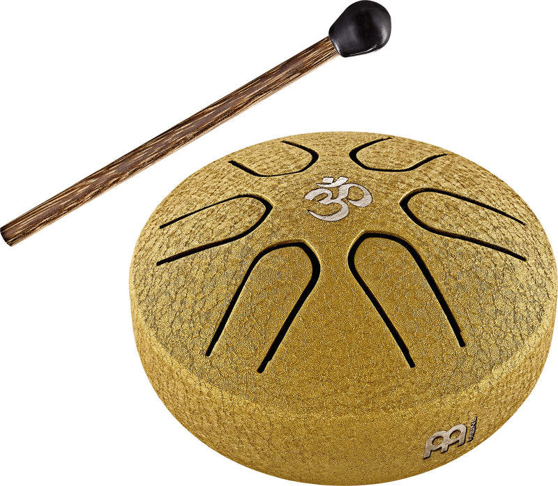 Meinl Sonic Energy Pocket Steel Tongue Drum A Major, 6 Notes - Gold, OM / 3"/7,6 cm