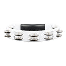 MEINL Percussion Headliner® Series Molded ABS Dual-Row Tambourine - White