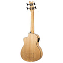 ORTEGA Bamboo Series Short Scale Uke Bass 4 String - Solid Bamboo + Bag