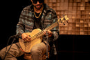 ORTEGA Bamboo Series Short Scale Uke Bass 4 String - Solid Bamboo + Bag