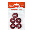 Cympad Chromatics Crimson 40/15mm Cymbal Pad – Set of 5