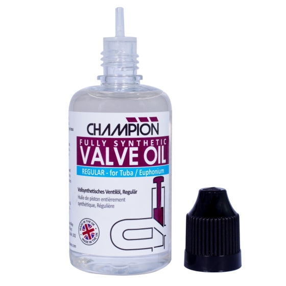 Champion Premium Fully Synthetic Valve Oil - Regular - 50ml Bottle