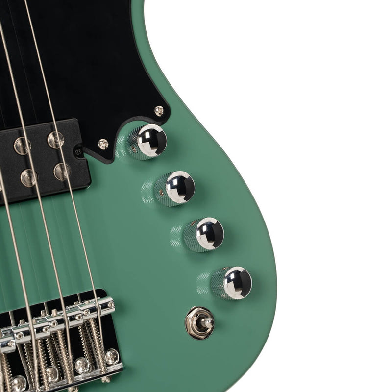 Cort GB Short Scale Bass Guitar in Forest Green