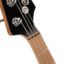 Cort GB Short Scale Bass Guitar in Forest Green