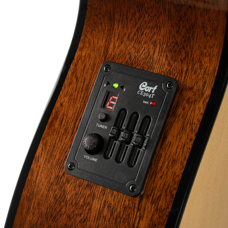 Cort L60CE Electro Acoustic Guitar with a Cutaway