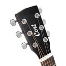 Cort Standard AD Mini Travel Acoustic Guitar in Open Pore Lavender with Gig Bag