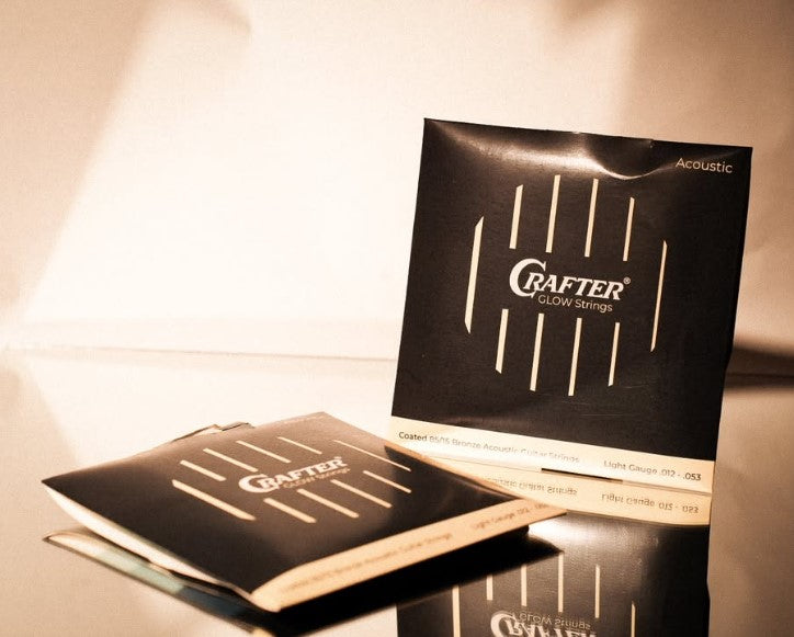 Crafter Glow Strings 12 - 53 Coated 85/15 Bronze Acoustic Guitar Strings