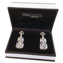 Silver Plated Musical Cufflinks