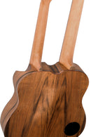 ORTEGA HYDRA-BSTE Custom Built Series Double-Neck UkeBass / Tenor Ukulele - Paldao Natural + Bag