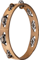 MEINL Percussion Traditional Wood Series Tambourine - 10"