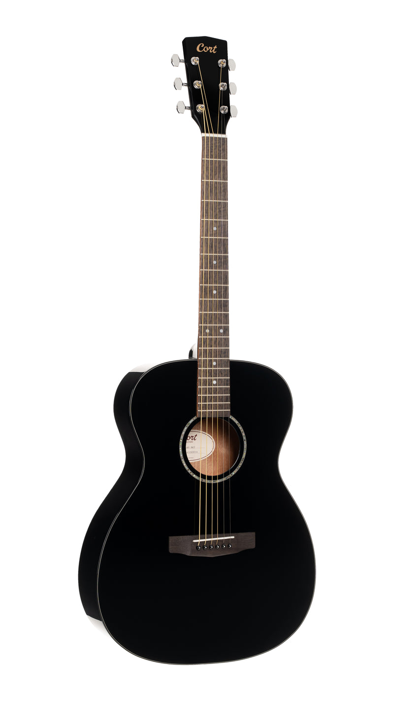 Cort L60 Solid Spruce Acoustic Guitar - Black