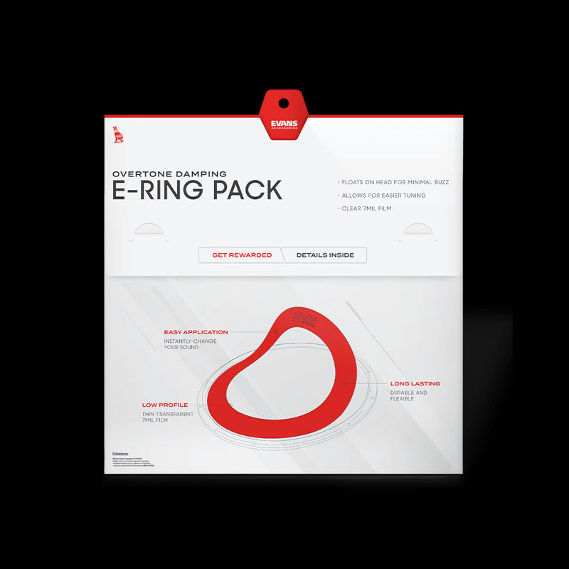 Evans E-Ring Pack Fusion Kit Overtone Damping